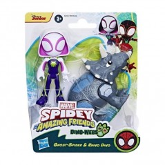 INGROSSO SPIDEY CON CATTIVO DINO
