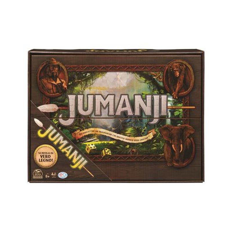 JUMANJI IN LEGNO GIOCO IN SCATOLA EAN 0778988386507 INGROSSO GIOCHI DI SOCIETA JUMANJI IN LEGNO GIOCO IN SCATOLA EAN 0778988386507 INGROSSO GIOCHI DI SOCIETA