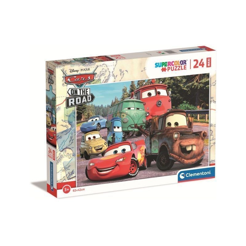 PUZZLE PZ.24 MAXI CARS ON THE ROAD 24239 EAN 8005125242399 INGROSSO PUZZLE CLASSICI