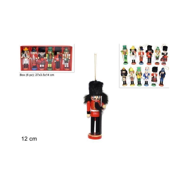 SOLDATO LEGNO 12CM ASS EAN 8033113743528 INGROSSO OGGETTISTICA NATALIZIA