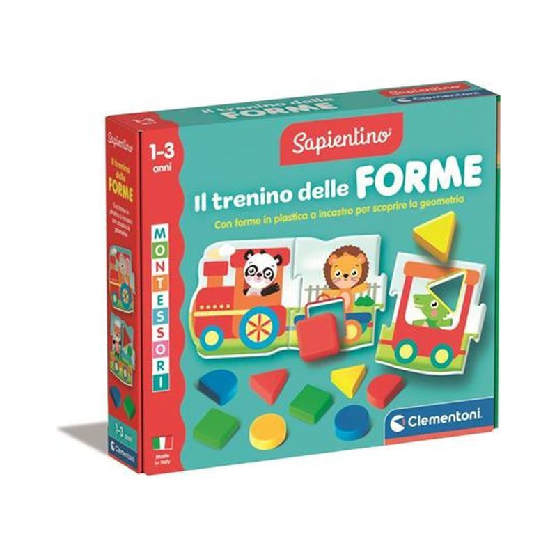 MONTESSORI BABY IL TRENINO DELLE FORME EAN 8005125168651 INGROSSO GIOCHI SAPIENTINO
