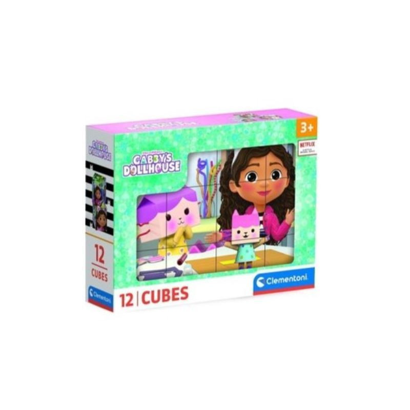 VALIGETTA 12 CUBI GABBY'S DOLLHOUSE 2024 EAN 8005125411931 INGROSSO PUZZLE CLASSICI