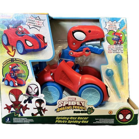 SPIDEY VEICOLO TRASFORMER T-REX RACER EAN 8059571757181 INGROSSO PERSONAGGI SUPEREROI MARVEL
