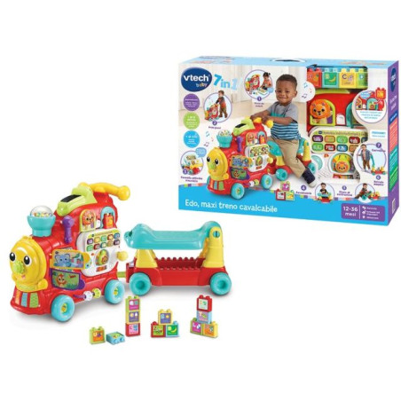 EDO MAXI TRENO CAVALCABILE EAN 3417765478079 INGROSSO GIOCHI PRIMA INFANZIA