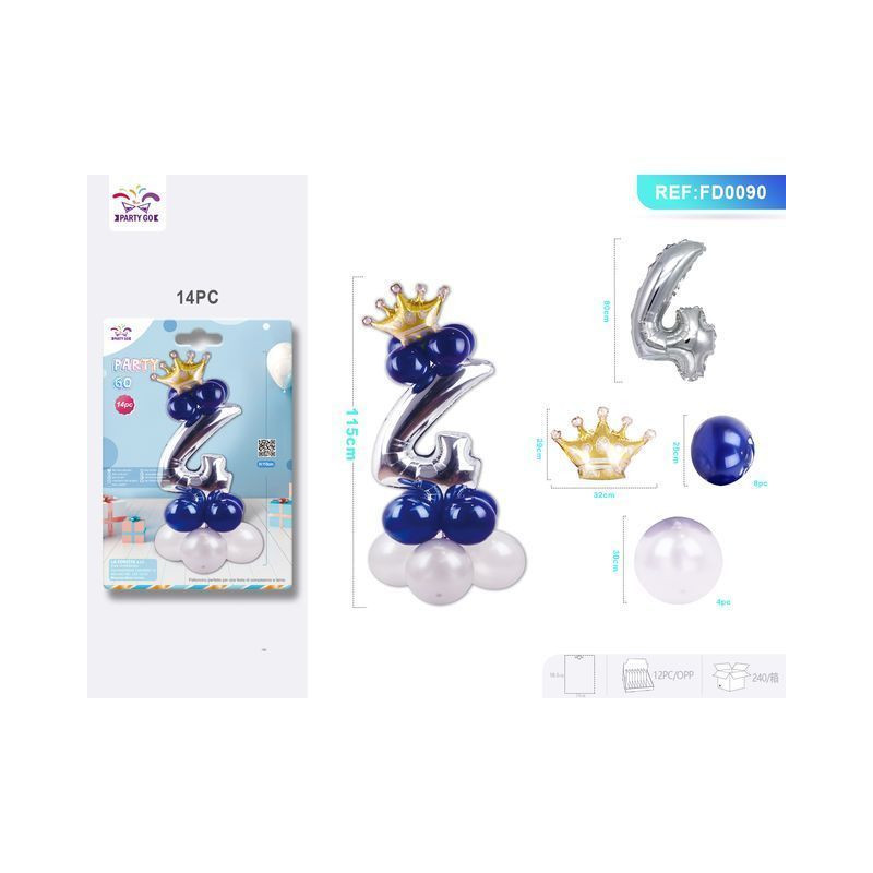 SET PALLONCINI ARGENTO 4 14PC EAN 8058617685907 INGROSSO PALLONCINI COMPLEANNO SET PALLONCINI ARGENTO 4 14PC EAN 8058617685907 INGROSSO PALLONCINI COMPLEANNO