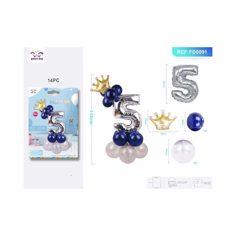 SET PALLONCINI ARGENTO 5 14PC EAN 8058617685914 INGROSSO PALLONCINI COMPLEANNO SET PALLONCINI ARGENTO 5 14PC EAN 8058617685914 INGROSSO PALLONCINI COMPLEANNO