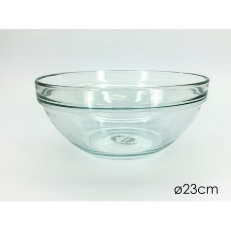INGROSSO COPPA IN VETRO 23 CM