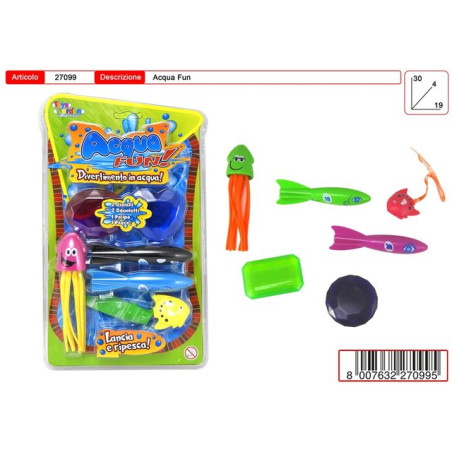INGROSSO SET GIOCHI SUBACQUEI