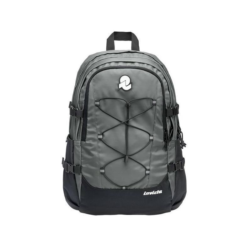 ZAINO INVICTA INVICT-ACT PLUS GRIGIO EAN 8055714153629 INGROSSO ZAINI SCUOLA