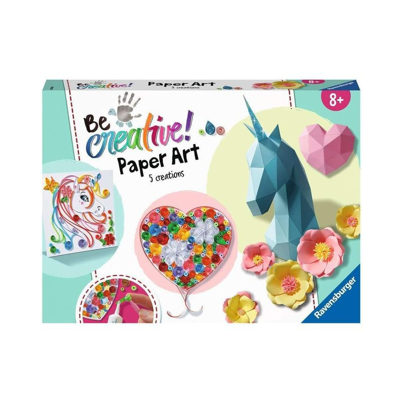 BE CREATIVE MAXI PAPER ART UNICORNO