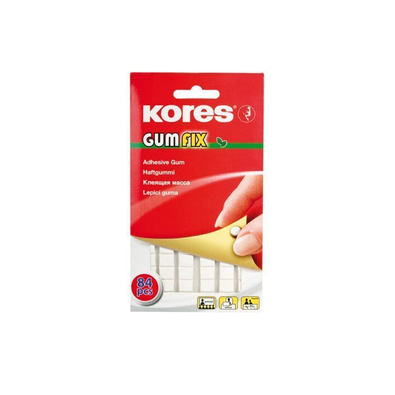 QUADRATTINI ADESIVI GUM FIX 84PZ EAN 9023800316004 INGROSSO COLLA