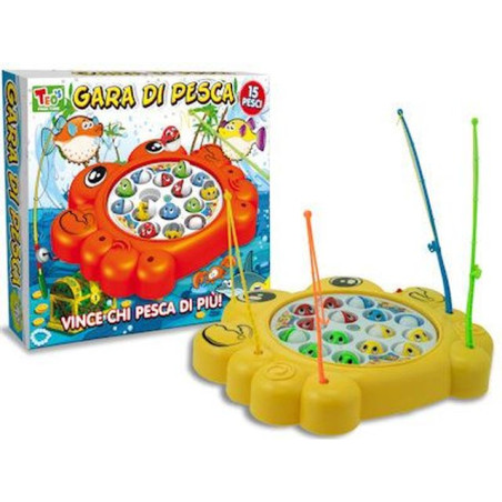 GIOCO PESCA GRANCHIO 15 PESCI 3 COL EAN 8017967661405 INGROSSO GIOCHI DI SOCIETA