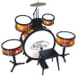 BATTERIA GRANCASSA 6 ELEM. C/SGABELLO EAN 0047663058764 INGROSSO PIANOLE E TASTIERE