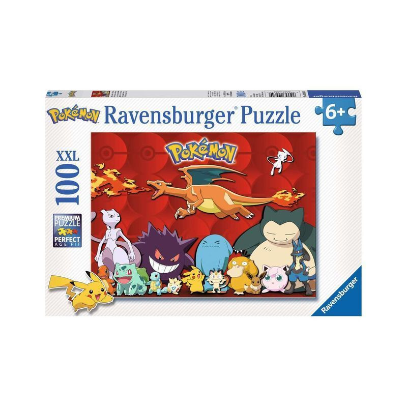 PUZZLE PZ.100 XXL POKEMON 10934 RAVENSUR EAN 4005556109340 INGROSSO PUZZLE CLASSICI