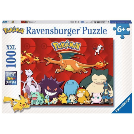 PUZZLE PZ.100 XXL POKEMON 10934 RAVENSUR EAN 4005556109340 INGROSSO PUZZLE CLASSICI