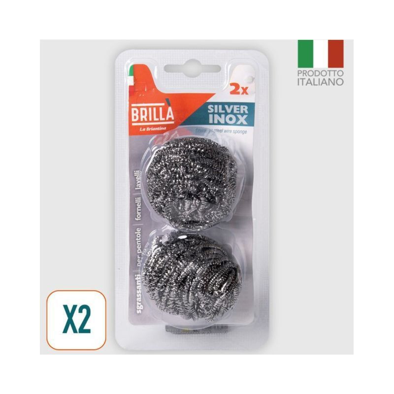 LANA SILVER INOX 2 PZ EAN 8000061028830 INGROSSO ACCESSORI PULIZIA LANA SILVER INOX 2 PZ EAN 8000061028830 INGROSSO ACCESSORI PULIZIA