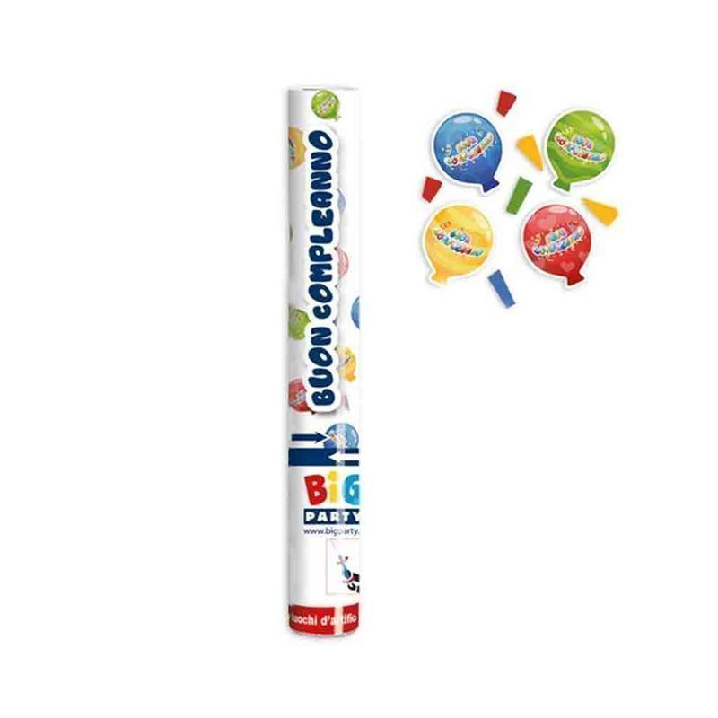 CANNON CM.30 BUON COMPLEANNO BALLOON EAN 8020834501377 INGROSSO SPARA CORIANDOLI