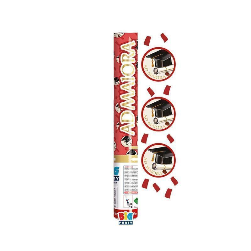 SPARACORIANDOLI LAUREA AD MAIORA 30 CM EAN 8020834762020 INGROSSO SPARA CORIANDOLI