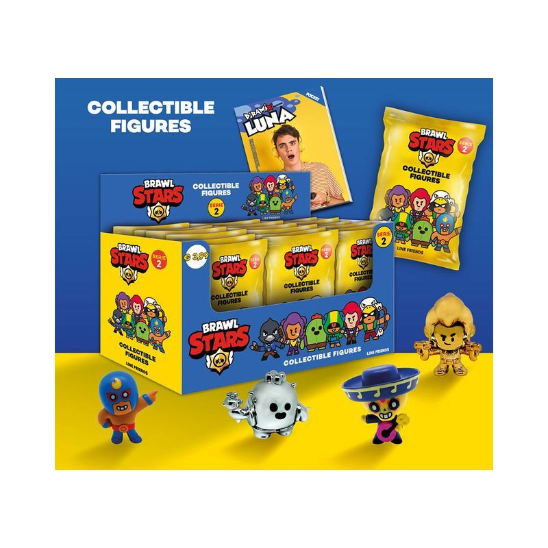 BRAWL STARS MINIFIGURES 3D SERIE 2 ASS EAN 9772499672211 INGROSSO GIOCHI DA EDICOLA