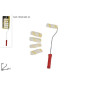 RULLO PER PITTURA C/5 RICAMBI EAN 8034048580752 INGROSSO ARNESI LAVORO E ACCESSORI