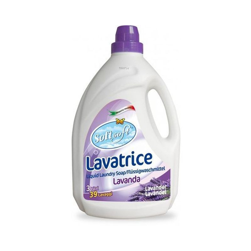 DETERSIVO SOFT LAVATRICE 3 LT LAVANDA EAN 8057438680061 INGROSSO DETERSIVI DETERSIVO SOFT LAVATRICE 3 LT LAVANDA EAN 8057438680061 INGROSSO DETERSIVI
