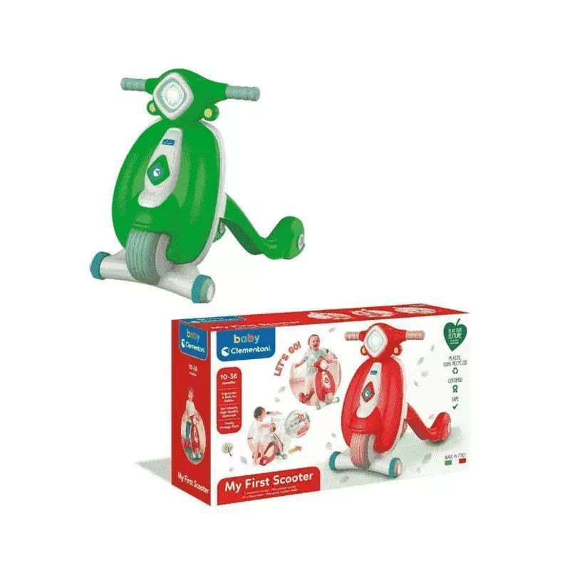 SCOOTER PRIMI PASSI CLEMENTONI 17568 EAN 8005125175680 INGROSSO GIOCHI PRIMA INFANZIA