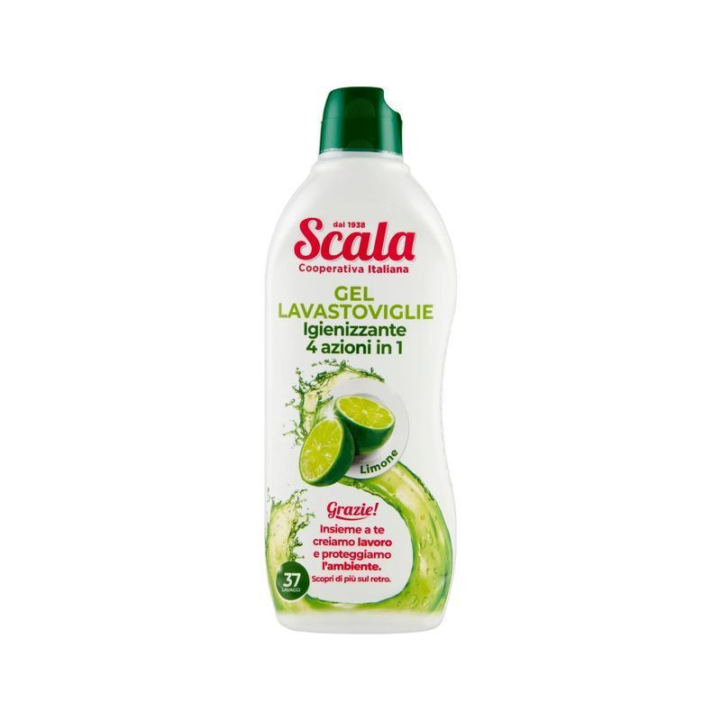 SCALA GEL LAVASTOV. LIMONE 750ML 37LAV. EAN 8006130503888 INGROSSO DETERSIVI