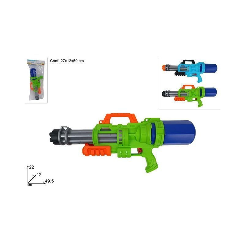 FUCILE ACQUA 2COL. 658994 EAN 8034048658994 INGROSSO PISTOLE ACQUA E SPRUZZATORI