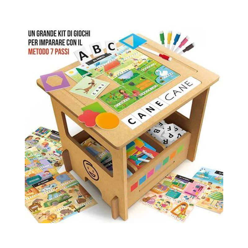 BANCHETTO LEGNO SCUOLA DI SCRITTURA EAN 8057592359513 INGROSSO GIOCHI IN LEGNO