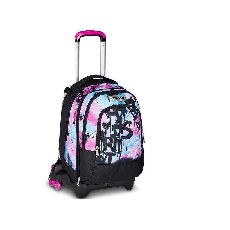 TROLLEY JACK -3WD+ DETACH SEVEN GIRL ASS EAN 8055714204550 INGROSSO ZAINI SCUOLA