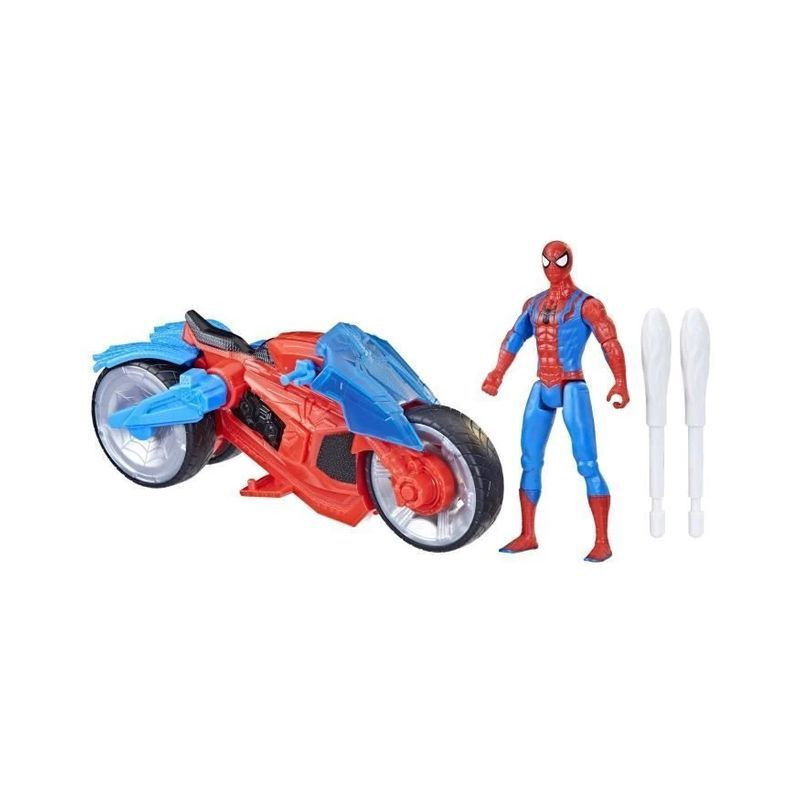 SPIDERMAN 4IN EPIC WEB BLASTER CYCLE EAN 5010996283955 INGROSSO PERSONAGGI SUPEREROI MARVEL
