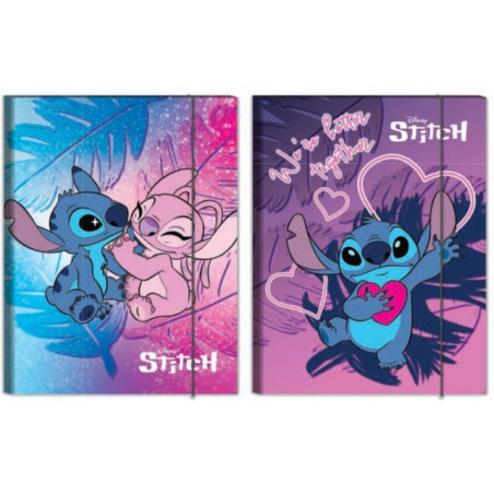 CARTELLINA ELAST. DS01 LILO & STITCH EAN 8055714319544 INGROSSO CARTELLINE