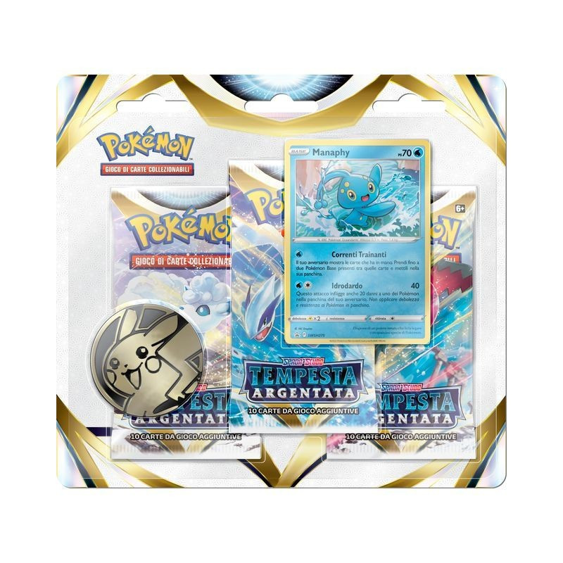 POKEMON SP./SC. TEMPESTA ARGENT 3PACK BL