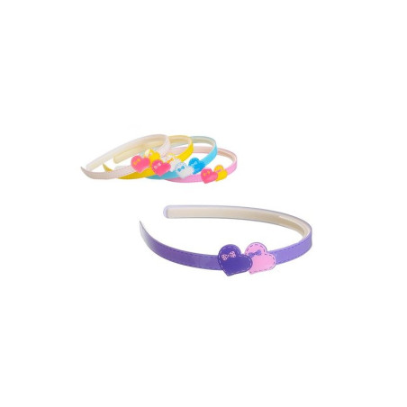 INGROSSO CERCHIETTO PER CAPELLI DEC. CUORI INGROSSO ACCESSORI PER CAP