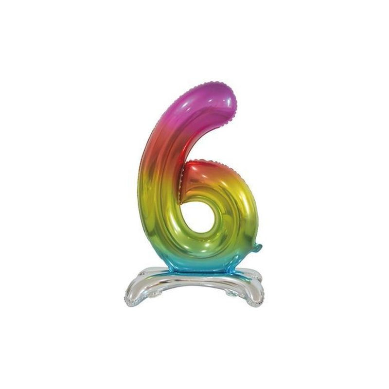PALLONCINO MYLAR N. 6 STANDING RAINBOW EAN 8032685999050 INGROSSO PALLONCINI COMPLEANNO PALLONCINO MYLAR N. 6 STANDING RAINBOW EAN 8032685999050 INGROSSO PALLONCINI COMPLEANNO