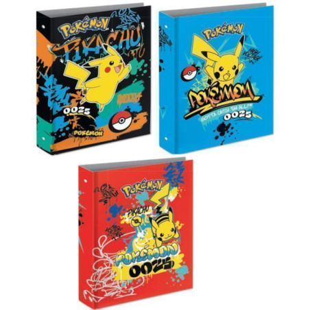 COPERTINA ANELLI A4 MAXI D30 POKEMON EAN 8055714230399 INGROSSO COPERTINE AD ANELLI