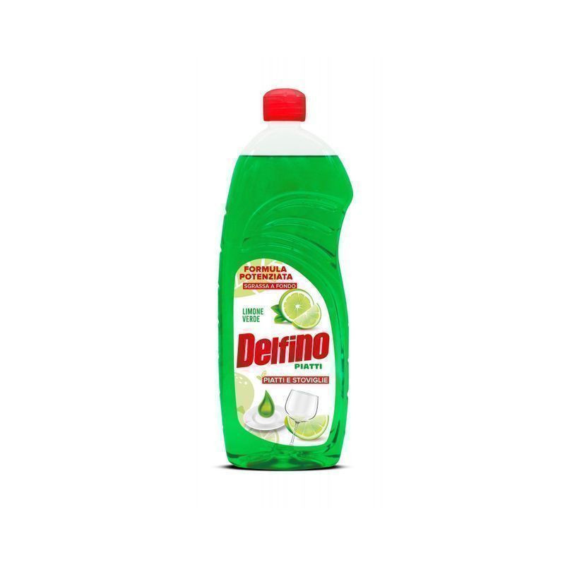 DETERSIVO PIATTI 1000ML LIMONE V. DELFIN EAN 8018702006673 INGROSSO ACCESSORI PULIZIA