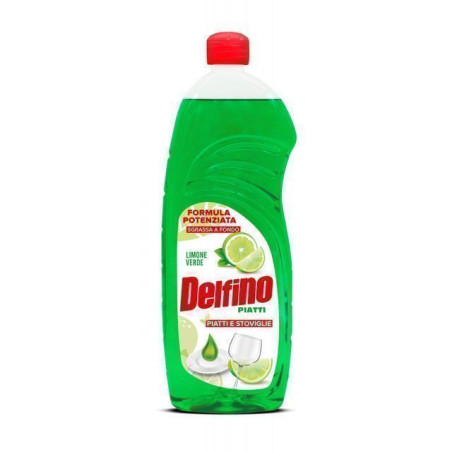 DETERSIVO PIATTI 1000ML LIMONE V. DELFIN EAN 8018702006673 INGROSSO ACCESSORI PULIZIA