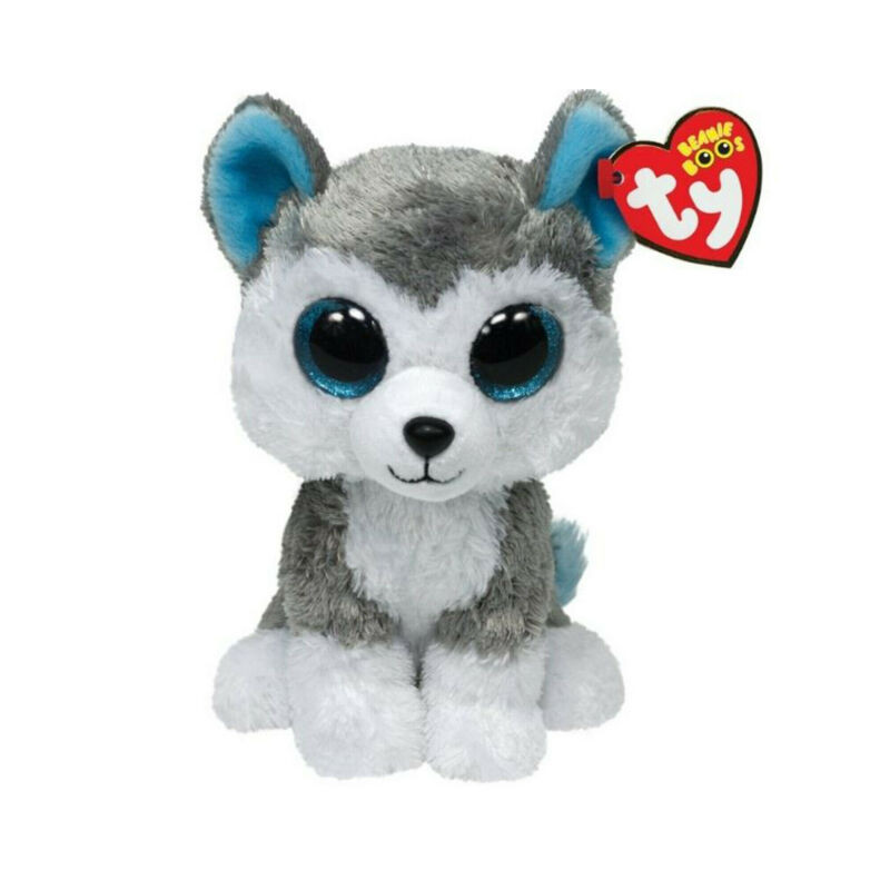 BEANIE BOOS 15CM SLUSH CANE HUSKY EAN 0008421360062 INGROSSO PELUCHE OCCHIONI TY