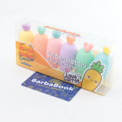 EVIDENZIATORI PZ.6 CARROT CARTOLERIA EAN 8051818054503 INGROSSO EVIDENZIATORI