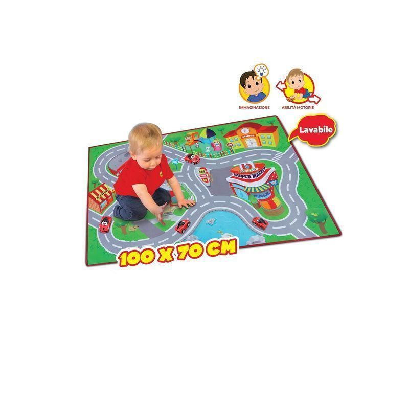 BURAGO FERRARI JUNIOR CITY PLAYMAT NEW P EAN 4893998850087 INGROSSO TAPPETI SEDIE PER BAMBINI