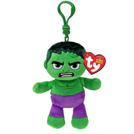 CLIP HULK PELUCHE EAN 0008421340064 INGROSSO PORTACHIAVI