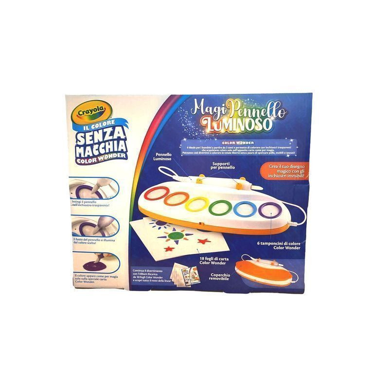 COLOR WONDER PENNELLO MAGICO LUMINOSO EAN 5010065060002 INGROSSO GIOCHI CREATIVI