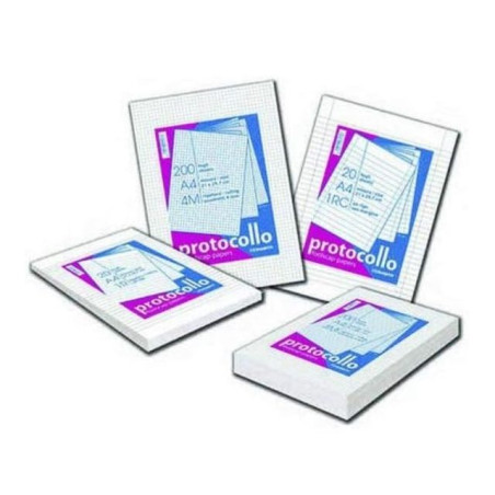 PROTOCOLLO A4 200FG 5M CARTOLERIA EAN 80003908 INGROSSO PROTOCOLLI