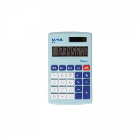 CALCOLATRICE TASCABILE M8 AZZURRA CARTOLERIA EAN 4002390085168 INGROSSO CALCOLATRICI