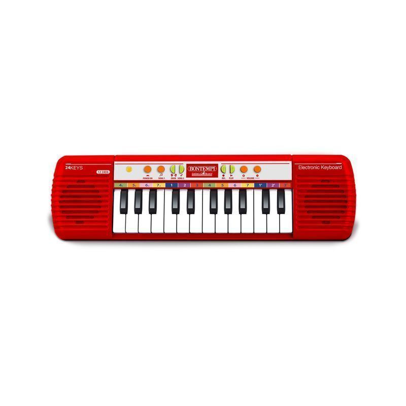 TASTIERA ELETTRONICA 24 TASTI 12 2404 EAN 0047663336374 INGROSSO PIANOLE E TASTIERE