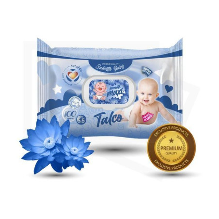 INGROSSO PUERICOLTURA SALVIETTE BABY TALCO 100PZ NEW 8059174597580 INGROSSO PRODOTTI PUERICOLTURA DETERGENTI E SALVIETTE