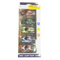 MACCHININE RETROCARICA SET 5 PEZZI EAN 8057457734011 INGROSSO MODELLINI AUTO A FRIZIONE
