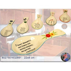 INGROSSO CASALINGHI POGGIAMESTOLO CERAMICA C/DETTI 8027501632891 INGROSSO ACCESSORI CUCINA ACCESSORI CUCINA