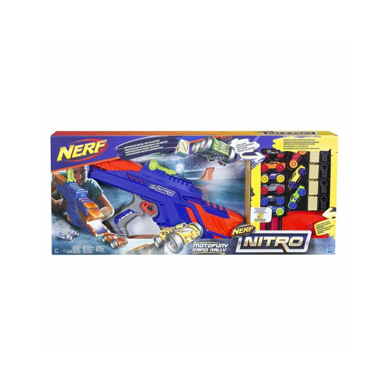 NERF NITRO MOTOFURY 775X330X81MM +5ANNI EAN 5010993374304 INGROSSO PISTOLE GIOCATTOLO